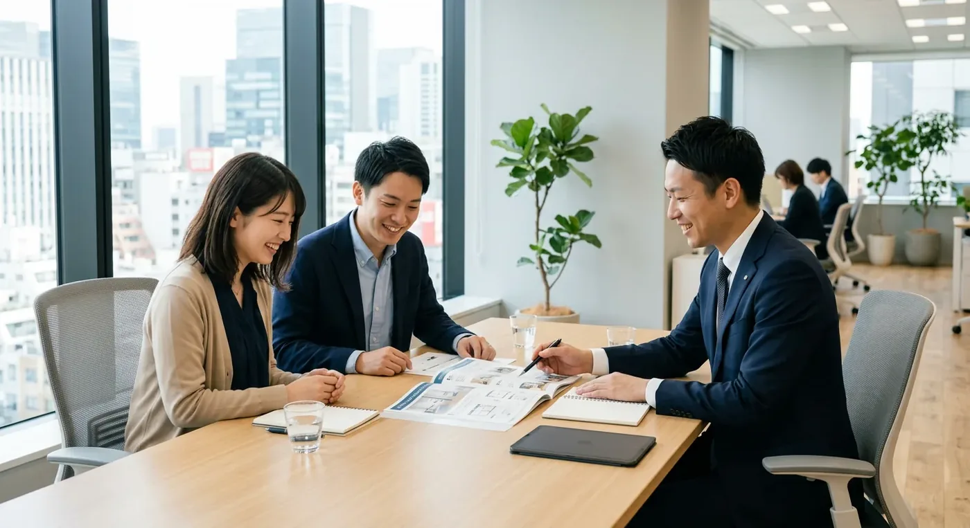 ご夫婦と担当者の相談シーン