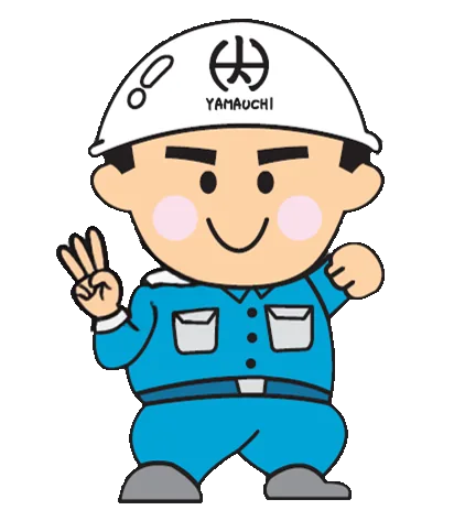 3のポーズの山内工務店キャラクター